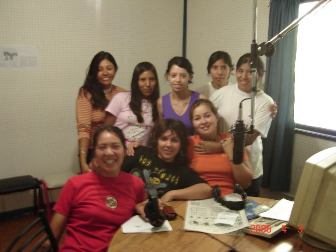 Año 2006, estudiantes integrantes de la Residencia de Señoritas.